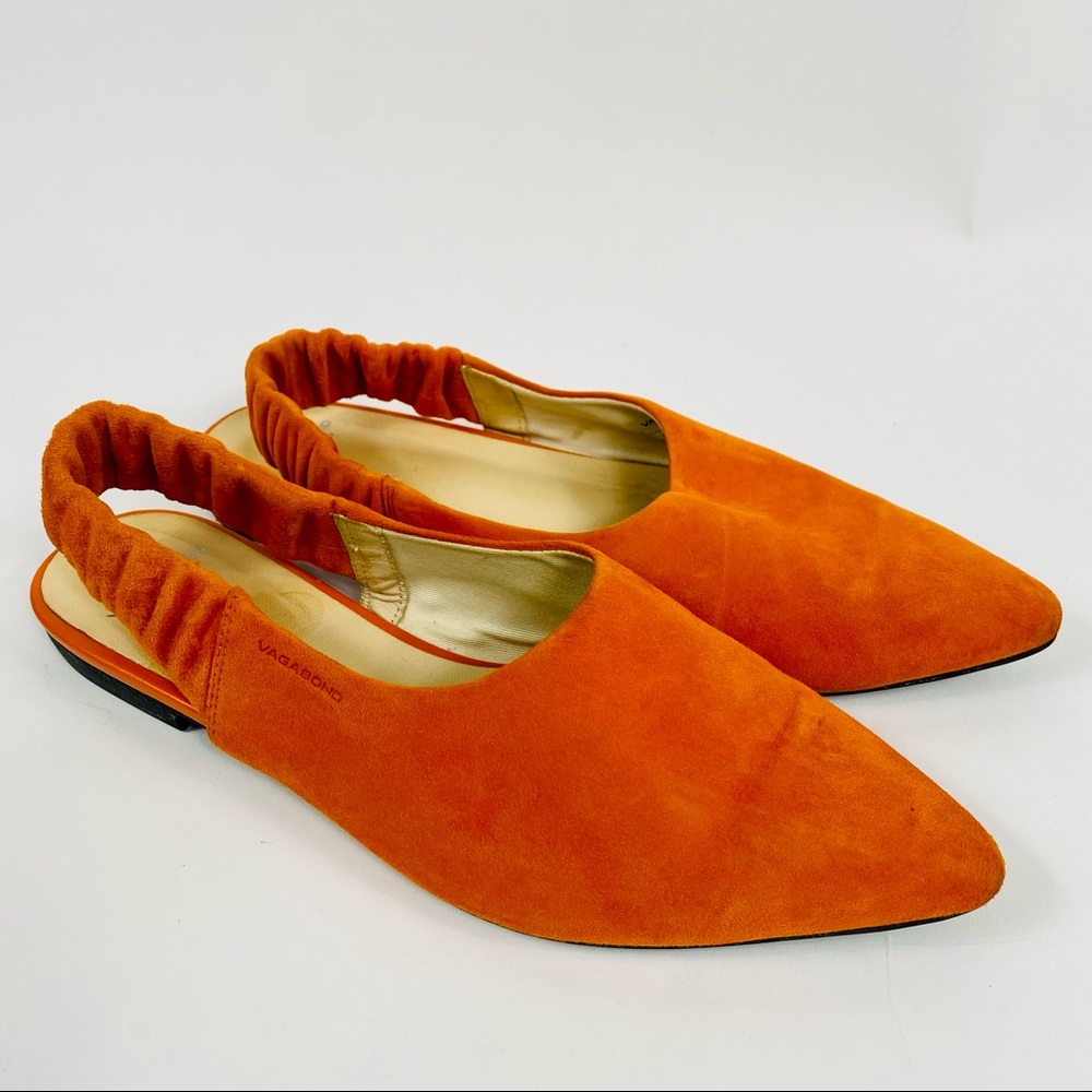 Vagabond Women's Orange Ballet Flats Size 8